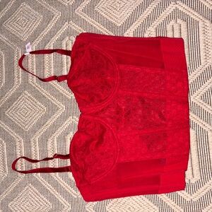 Victoria's Secret Red Lace Bra